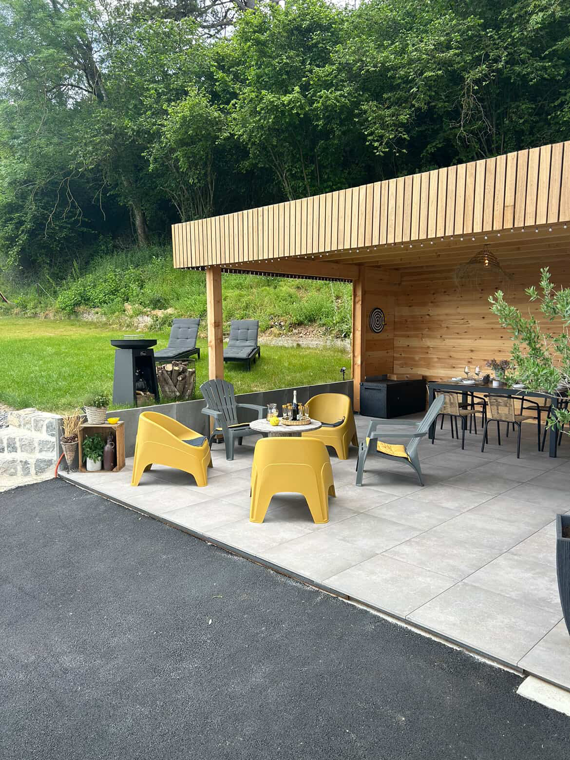 Terrasse couverte